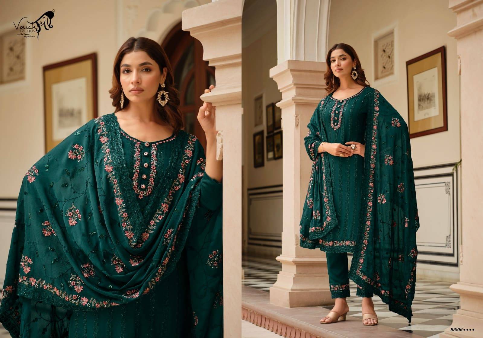 Nooreh by vouche 1001 to 1004 series Designer Beautiful Collection Occasional Wear & Party Wear Pure Georgette Print dresses At Wholesale Price